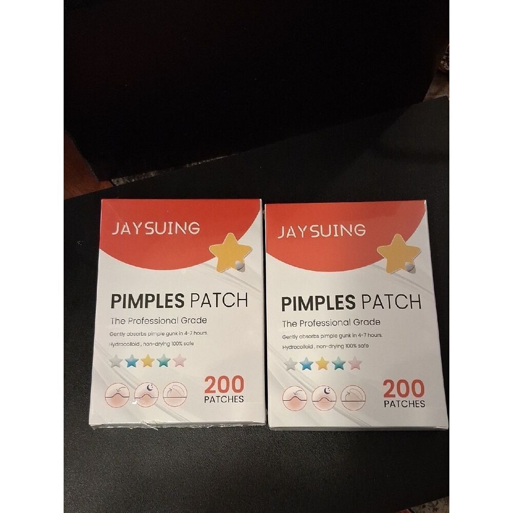 Two Boxes Professional Grade 400 Pimple Patches Total New Sealed Packages